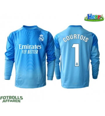 Real Madrid Thibaut Courtois #1 Målvakt Hemmatröja 2025-26 Långärmad